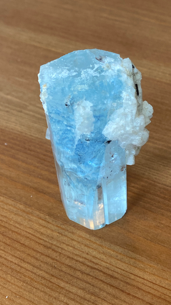 Aquamarine with Tourmaline - RopesandRocks