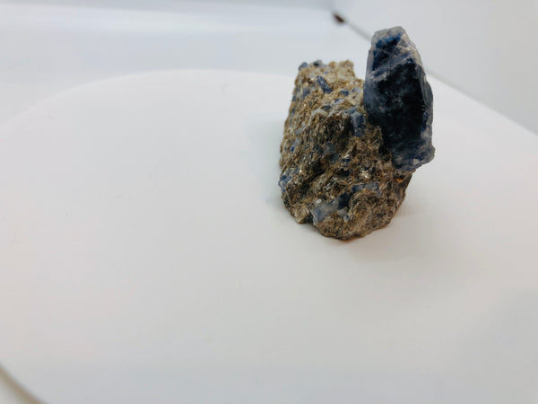 Blue Sapphire on matrix - RopesandRocks