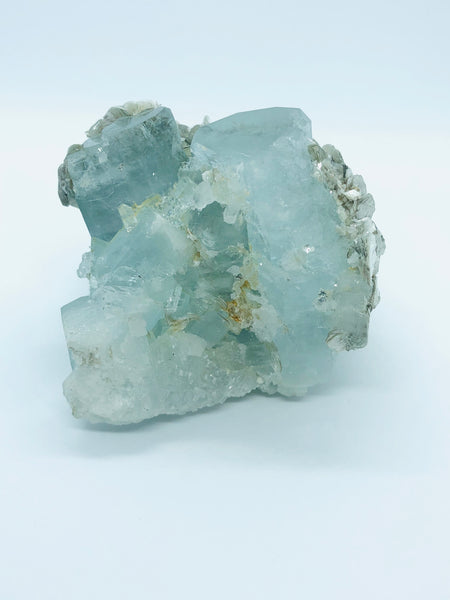 Aquamarine with mica - RopesandRocks