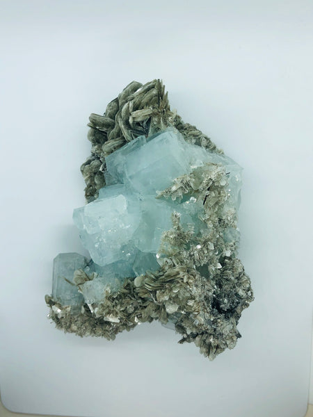 Aquamarine with Mica - RopesandRocks