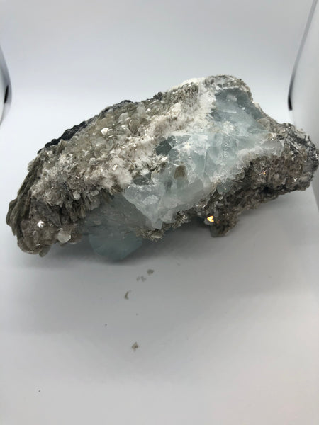 Aquamarine with Mica - RopesandRocks