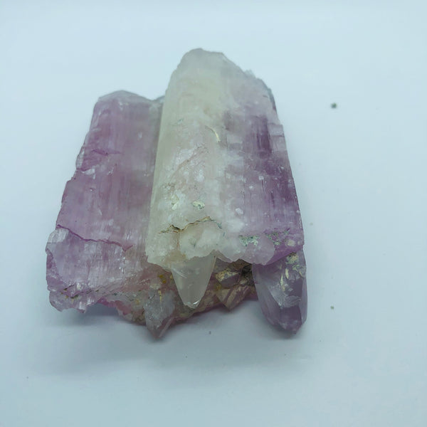 Kunzite flat natural pink double termination - RopesandRocks