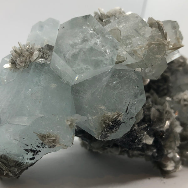 Aquamarine with Mica - RopesandRocks