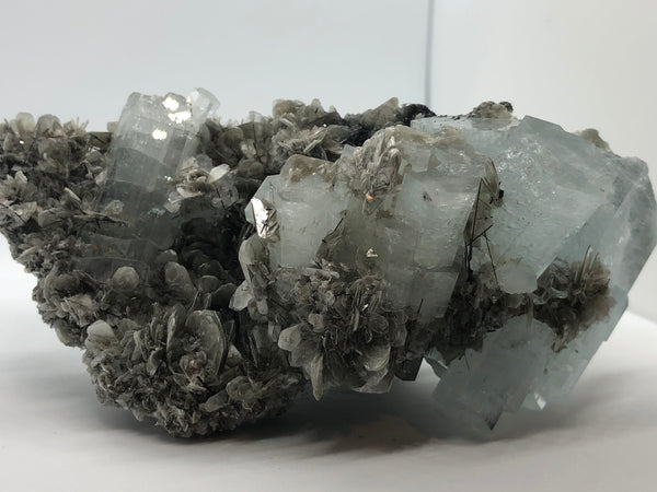 Aquamarine with Mica - RopesandRocks