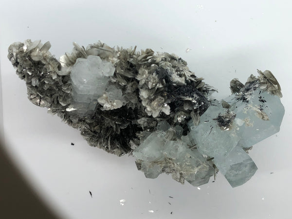 Aquamarine with Mica - RopesandRocks