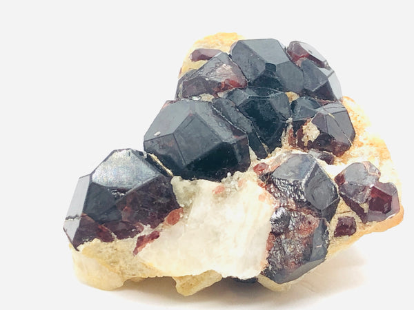 Garnet with Albite - RopesandRocks