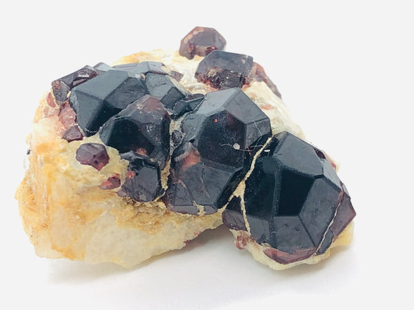 Garnet with Albite - RopesandRocks