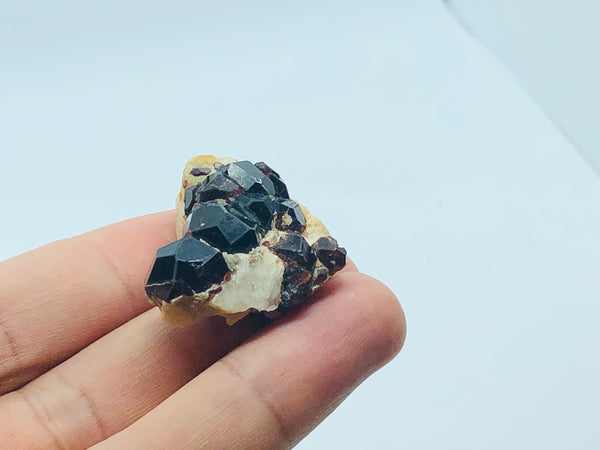 Garnet with Albite - RopesandRocks