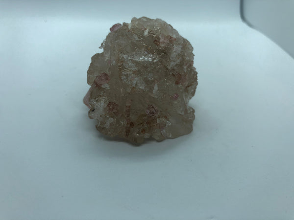 Pink tourmaline with quartz - RopesandRocks