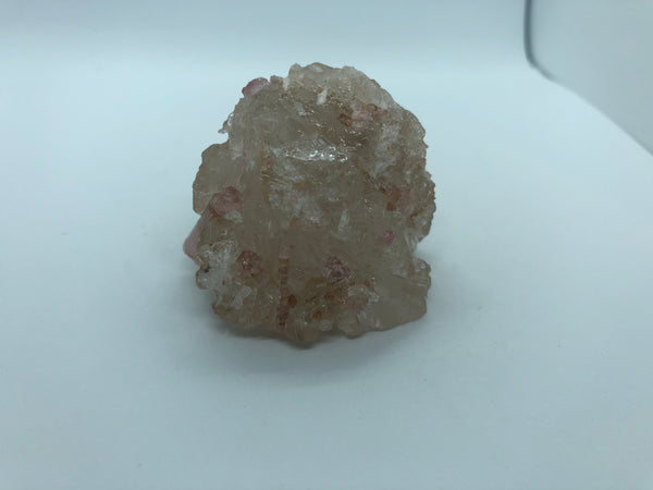 Pink tourmaline with quartz - RopesandRocks