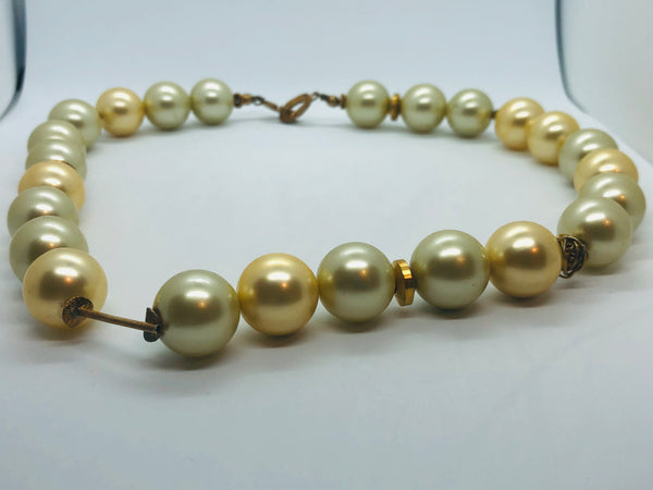 Golden Pearl Necklace - RopesandRocks