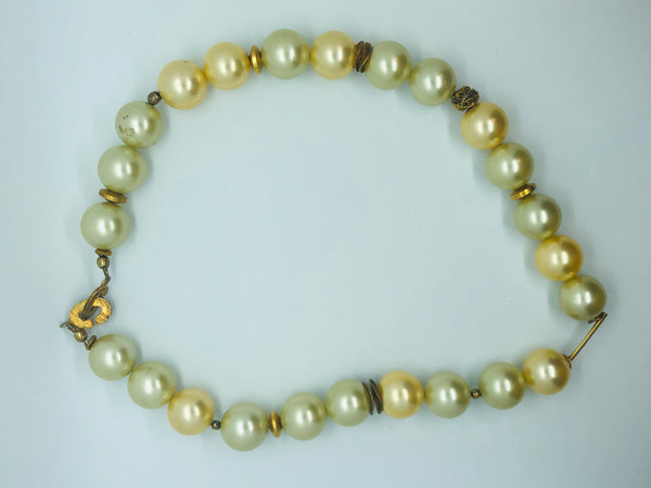 Golden Pearl Necklace - RopesandRocks