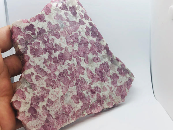 Pink Tourmaline Plate - RopesandRocks