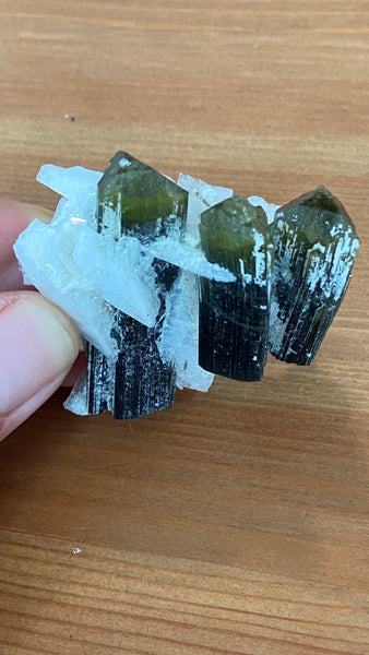 Tourmaline Group with Calvandite - RopesandRocks