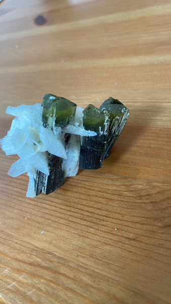 Tourmaline Group with Calvandite - RopesandRocks